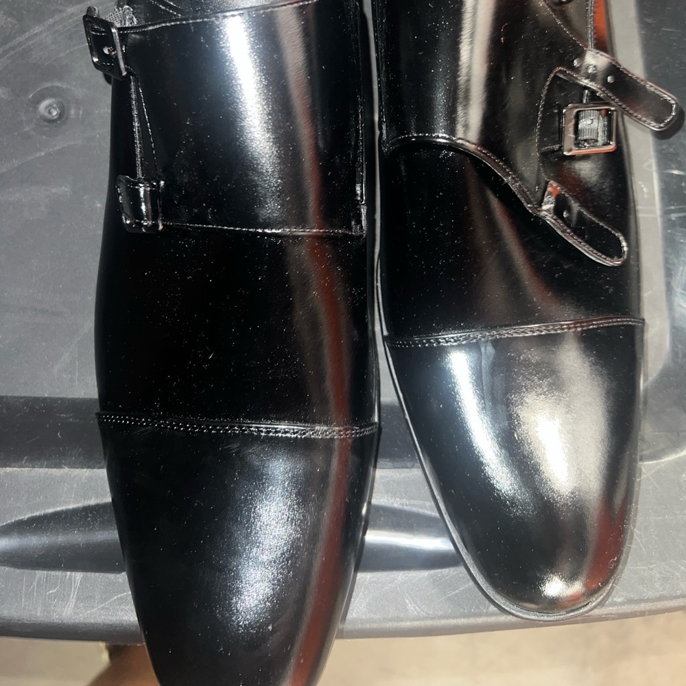 Stacy Adams Black Gordon style shoe